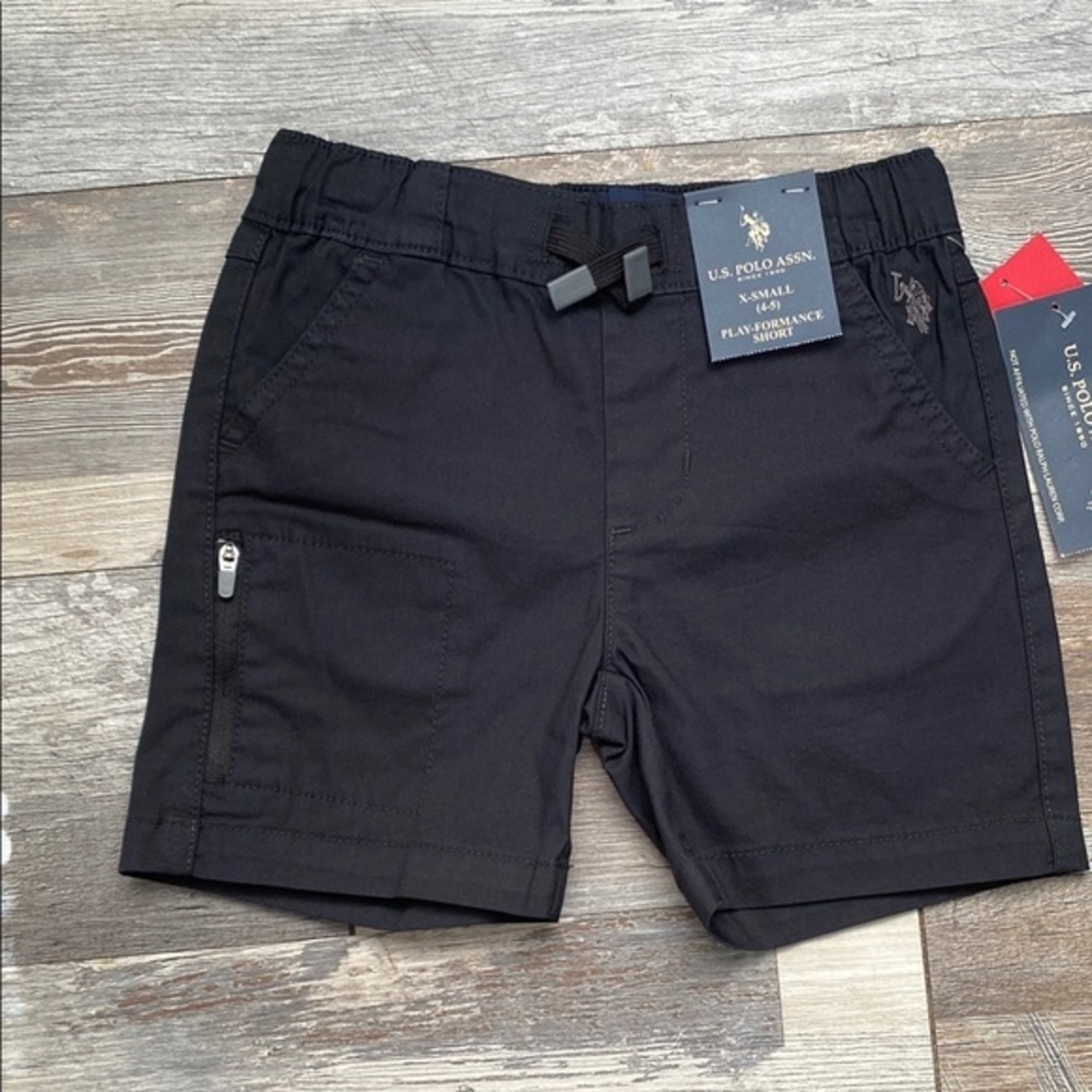 U.S. Polo Assn. Black Modern Shorts